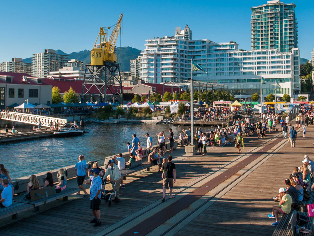 Shipyards, Lower Lonsdale North Vancouver